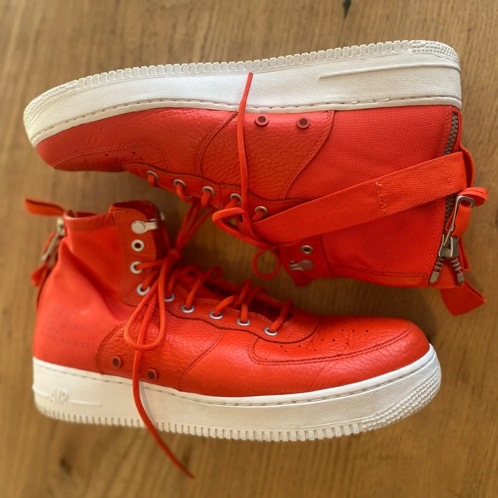 Nike SF AF1 Mid Team Orange‎ Sneakers Men’s 13 Preowned